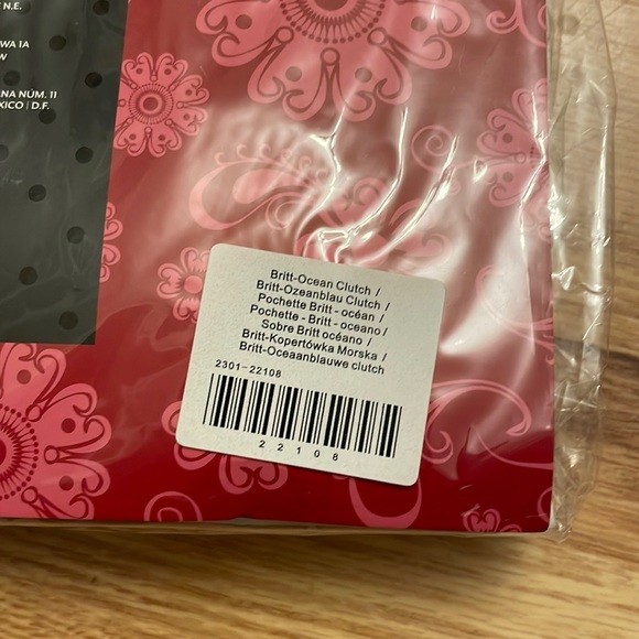 NIP Grace Adele Britt Clutch in Ocean - Picture 5 of 5